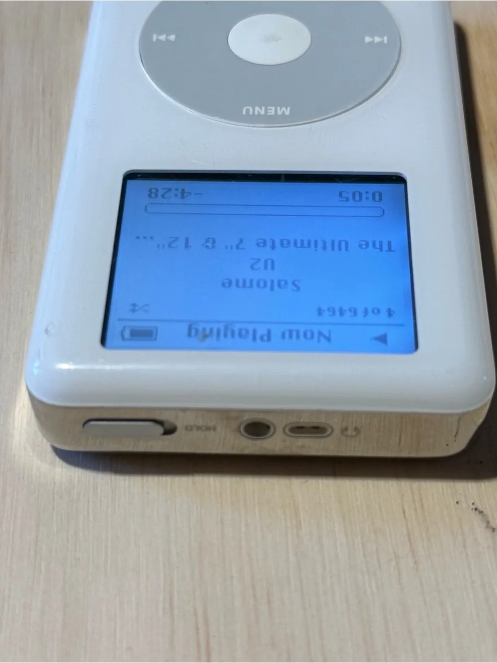 Apple iPod Classic 4thGen Model:A1059 40GB Whit Tested Good w/6464-Songs-Charg